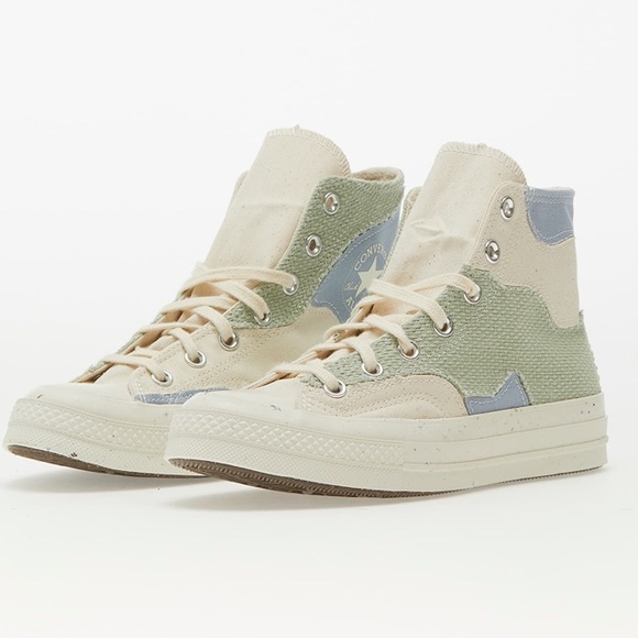 Converse Chuck 70 Hi Craft Mix 'Natural Summit Sage' A02750C - size 12 (men’s) - Picture 2 of 11